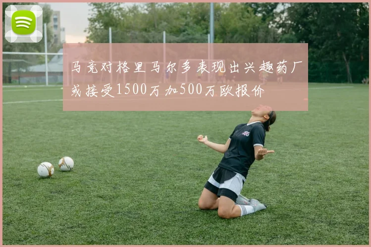 马竞对格里马尔多表现出兴趣药厂或接受1500万加500万欧报价